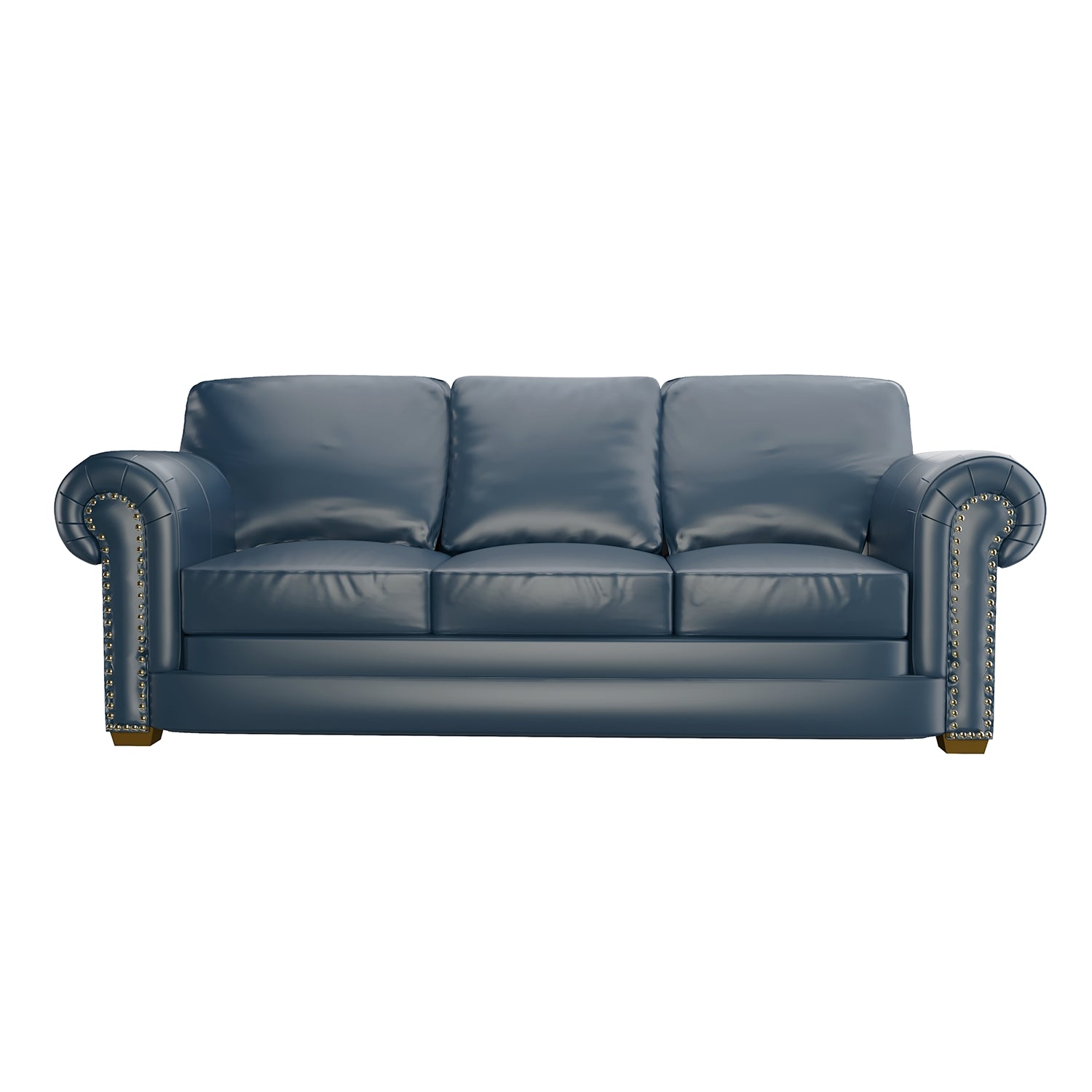 86in Leather Sofa