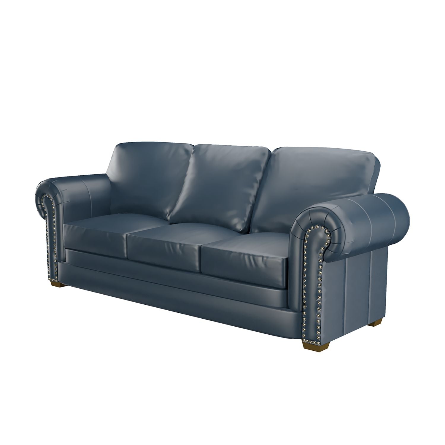 86in Leather Sofa