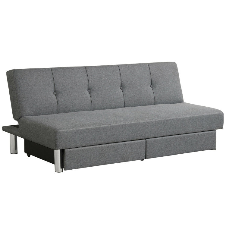 ALPULON Luxe: 3-Seat Convertible Sofa Bed with Storage & Custom Comfort Angles