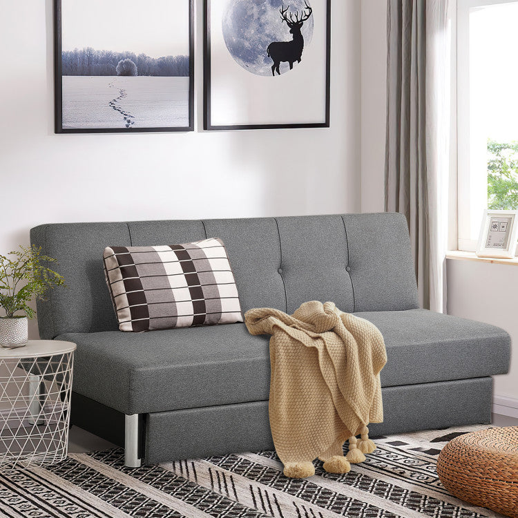 ALPULON Luxe: 3-Seat Convertible Sofa Bed with Storage & Custom Comfort Angles