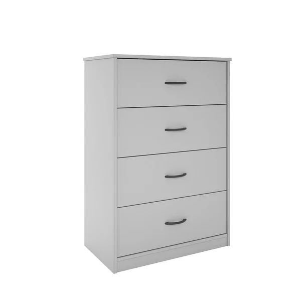 ALPULON Classic 4 Drawer Dresser, Dove Gray