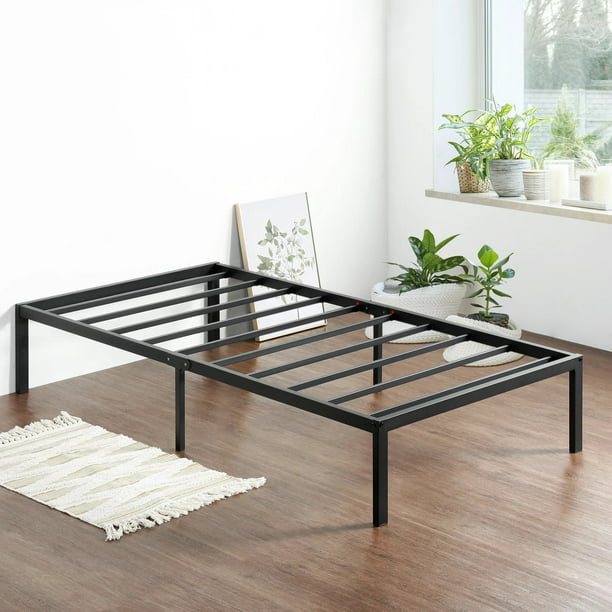 ALPULON Metal Bed Frame Twin Size Bed Frame, Black
