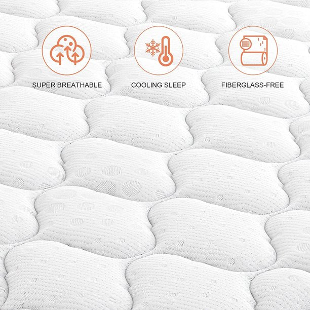 ALPULON 10in Hybrid Mattress, Twin