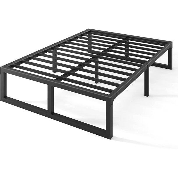 ALPULON Full Size Bed Frame, 14 Inch Heavy Duty Support 3500 lbs Metal Platform, No Box Spring Needed/Noise Free/Non-Slip/Steel Slat Support/Easy Assembly