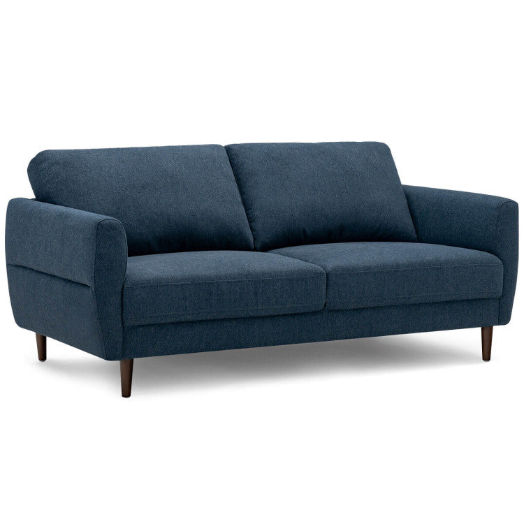 ALPULON 72 in Cozy Fabric Loveseat: Chic Design with Elegant Wood Legs