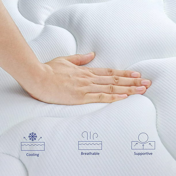 ALPULON 10in Hybrid Mattress, Queen