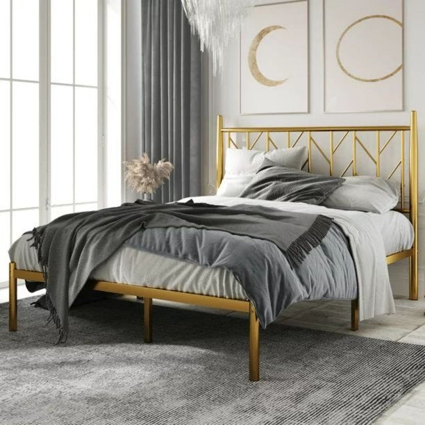 ALPULON Full Size Modern Metal Platform Bed Frame