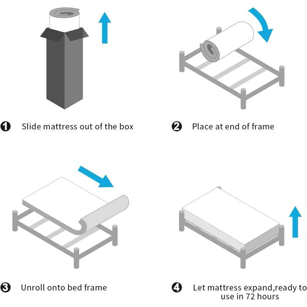 ALPULON 12in Hybrid Mattress, Queen