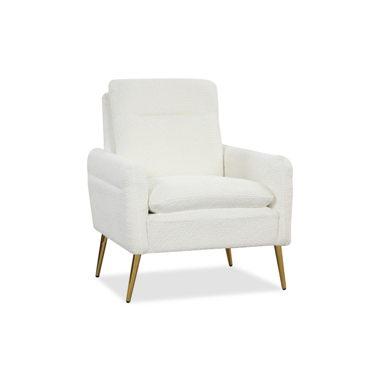 ALPULON Sherpa Accent Armchair: Modern Elegance for Your Living Room